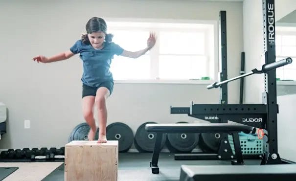 Kid exercising at Move4Sport gym